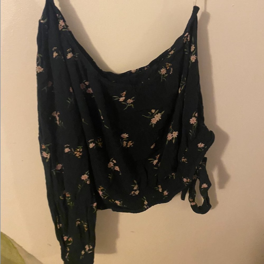 floral off the shoulder top